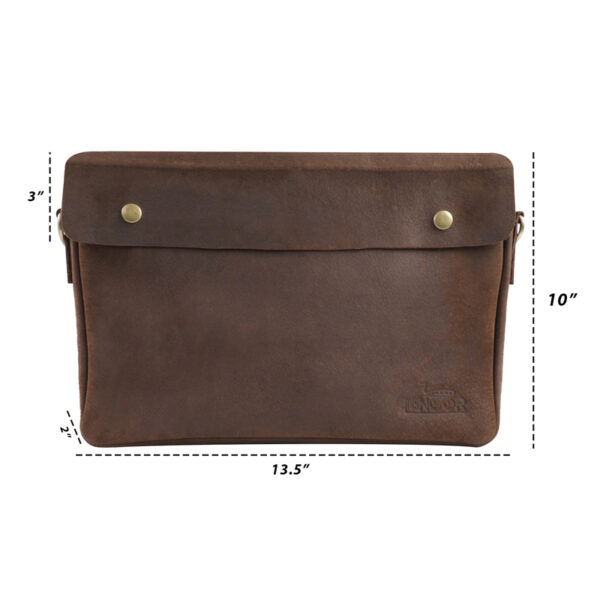 Premium Leather Laptop Bag - Image 2